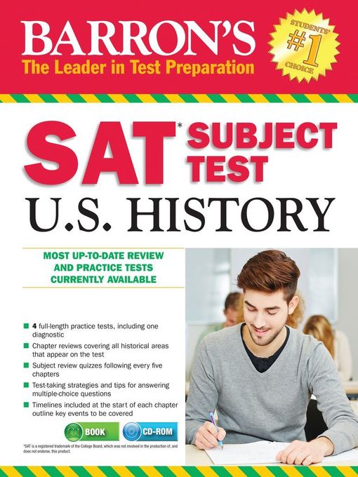Title details for SAT Subject Test: U.S. History by Kenneth R. Senter - Available